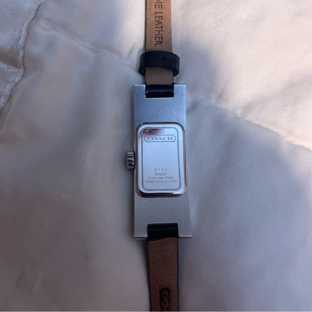 COACH Studio Square SS Watch - Picture 2 of 3
